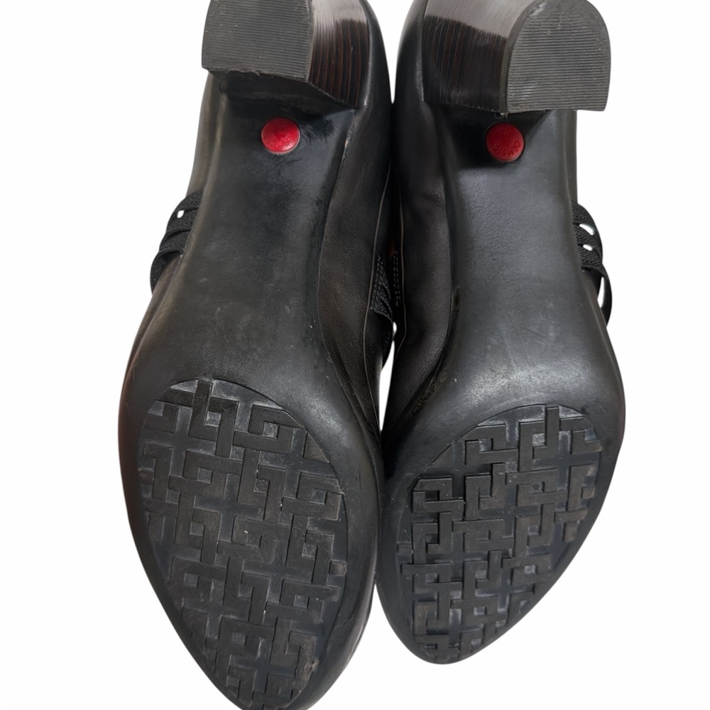 Camper Black Leather Mary Jane Block Heel EU 41 US 10–10.5 - Picture 3 of 9